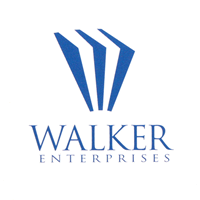 A logo of walker enterprises